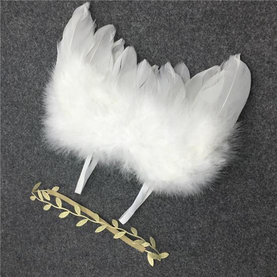 Newborn Baby Girl Boy Headband Feather Wings Photo Photography Prop Outfit Newborn Baby Girl Boy Headband Feather Wings Photo Photography Prop Outfit