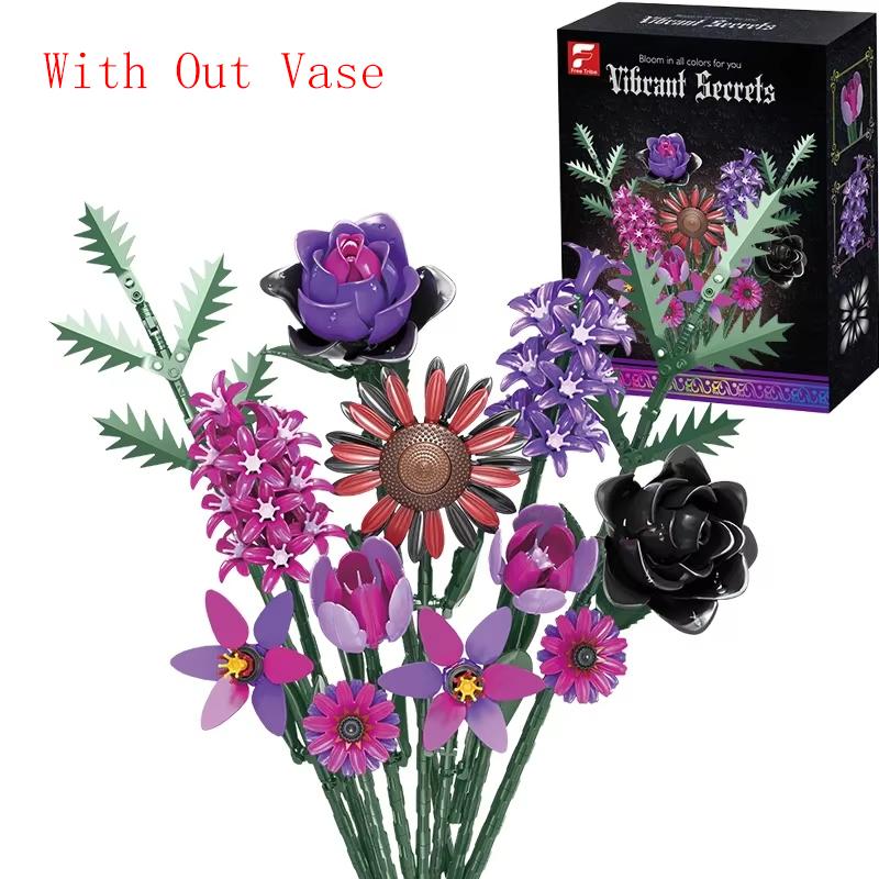 

1009PCS Sunflower Building Blocks Flower Bouquet Vase Model Bricks Set Idea Home Decoration Kids Educational Toys Holiday Gifts