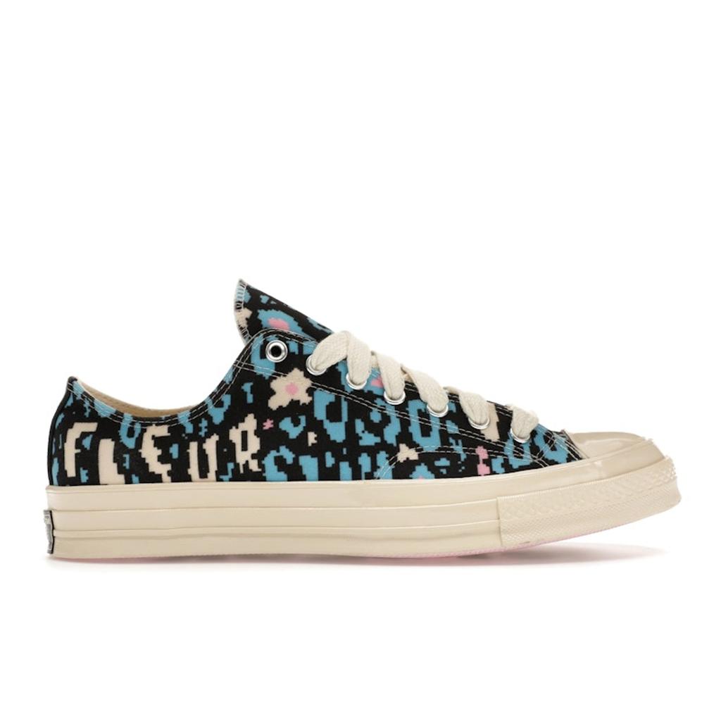 Golf Le Fleur x Converse Chuck 70 Low Camo Pack - Teal Unisex Tenisky Černá Antická bílá A11214C