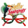 Luaus Party Glasses Funny Hawaiians Glasses,Tropical Fancy Dress Props,Beach Theme Party Supply Decors for Adult Kids