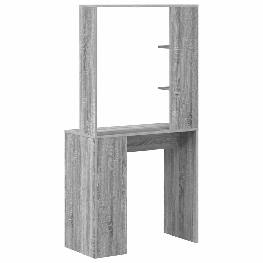 Desk in Grey Sonoma 78.5 x 37 x 154.5 cm Engineered Wood