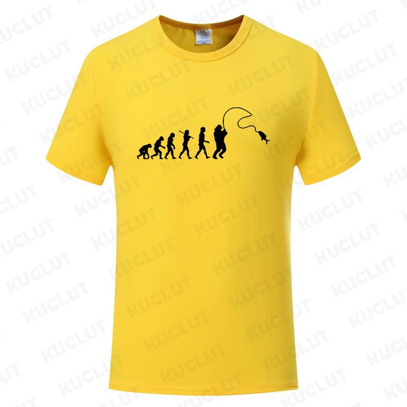 Fashion Fishing ECG T-shirt for Men Funny Design Graphic Y2k Tops Summer Short Sleeve Tees Gift for Fishing Lover Clothing