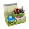 VANRA™ Desk Organizer with Metal Mesh Pen Holder, Pen Stand with Drawer, Multifunctional Pencil Case, Pencil Case, and Small Item Organizer