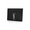 Saint Laurent 485631 0sx0e 1000 Cassandra Monogram Silver Card Holder