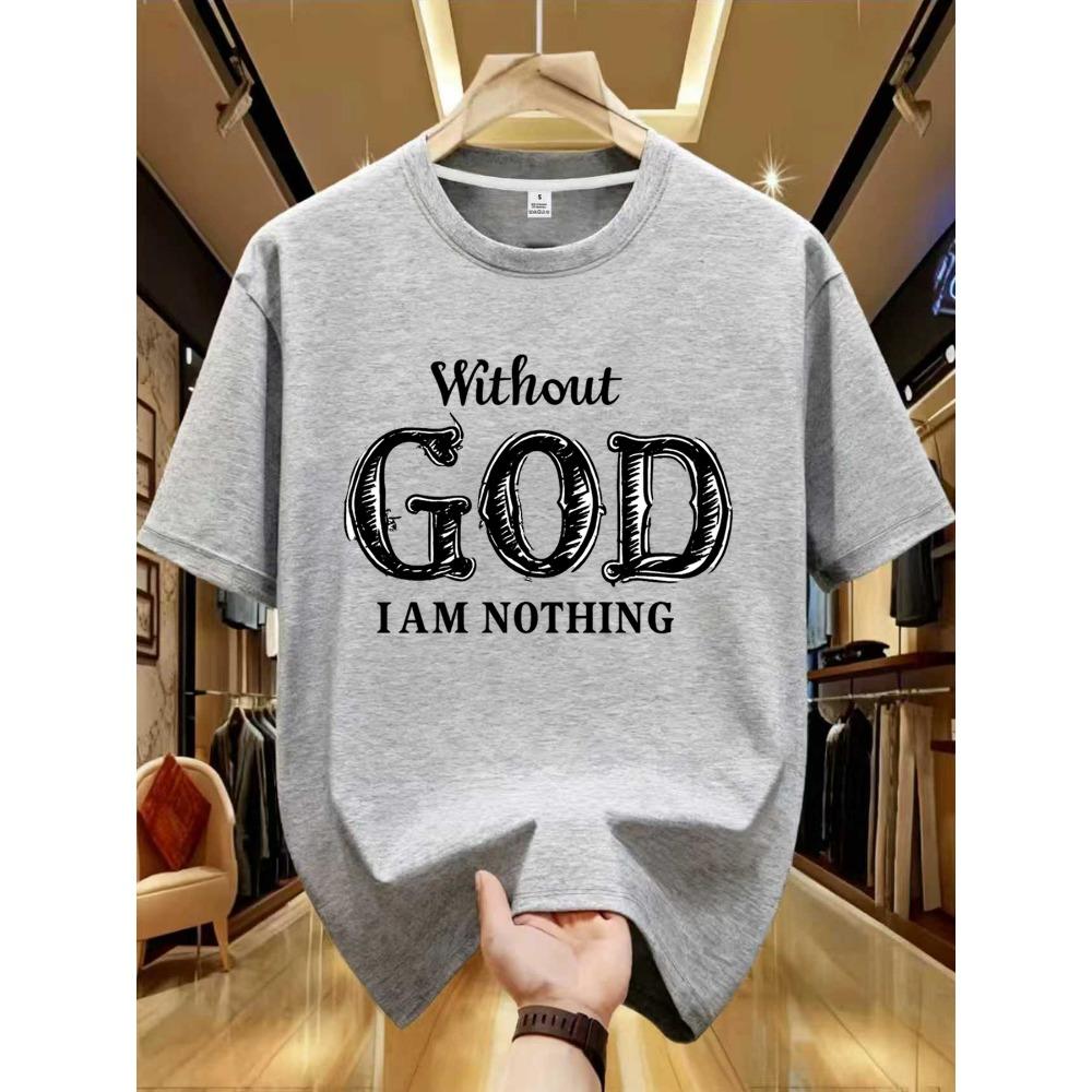 Trendy Letter Pattern Printed Women's Man Round Neck T-shirt Short Sleeved Top Street Fashion Versatile Tops