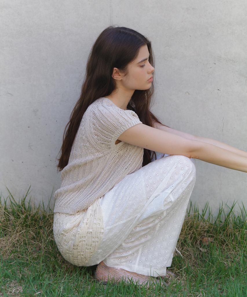 Yulago Paper Cap Sleeve Knit