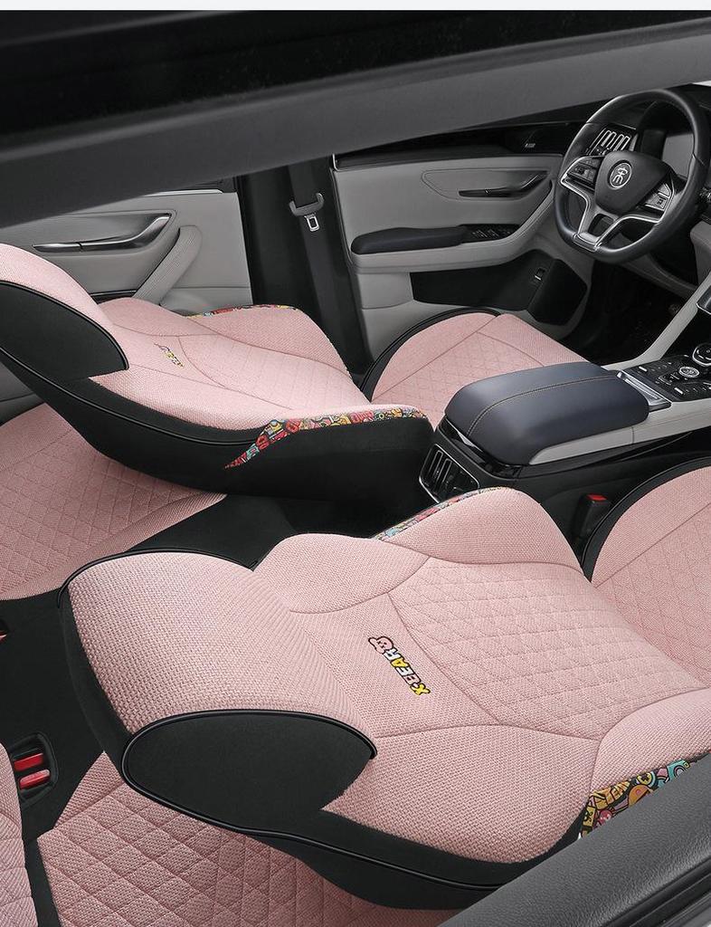 BYD Song Pro Linen Cartoon Seat Cover - All-Season Universal Cushion
