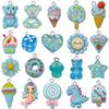DIY Resin Pink Bear Lollipop Ornaments: Necklace, Earrings, Key Pendant Accessories
