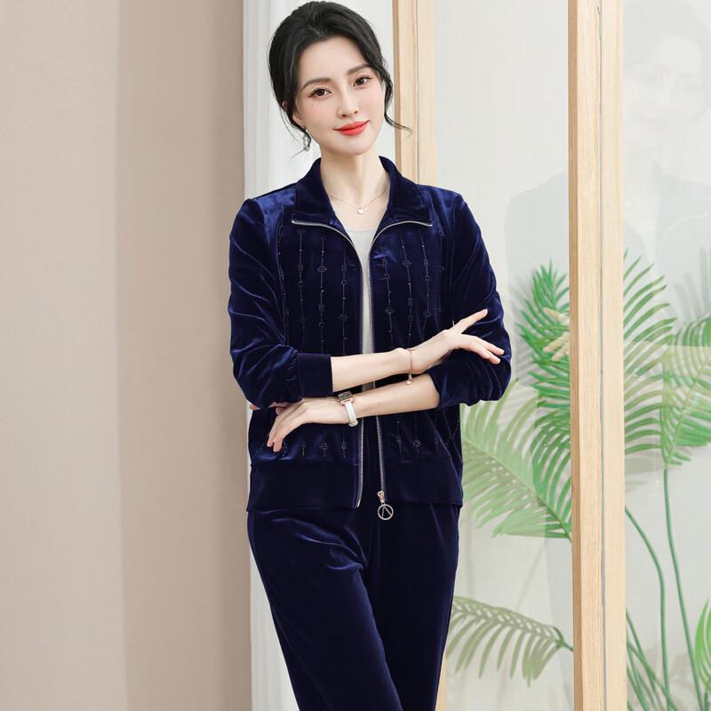 Langsha Women's Hooded Sports Two-Piece Set