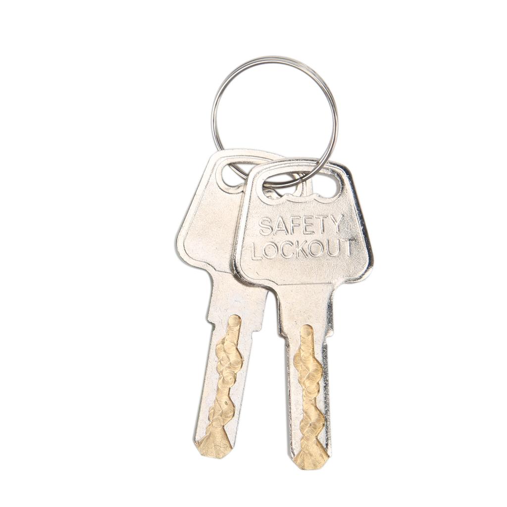 5Sets 38mm Padlock Lockout Tagout HardWearing with 10 Keys Writable Label for Machine Building Security(Green )