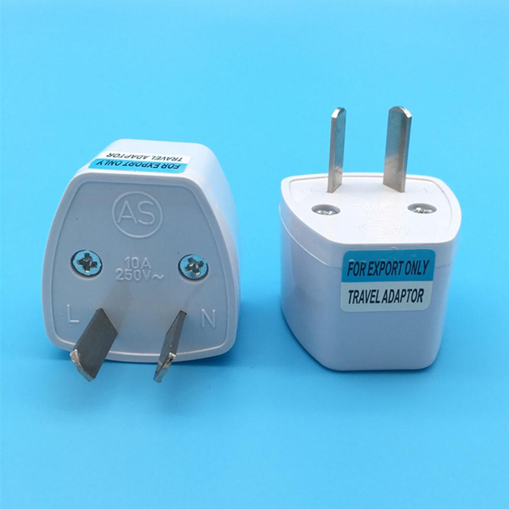 AC Power Plug Lightweight US EU To AU Power Plug Reusable Travel Adapter Plug for Mobile Phones & Laptops