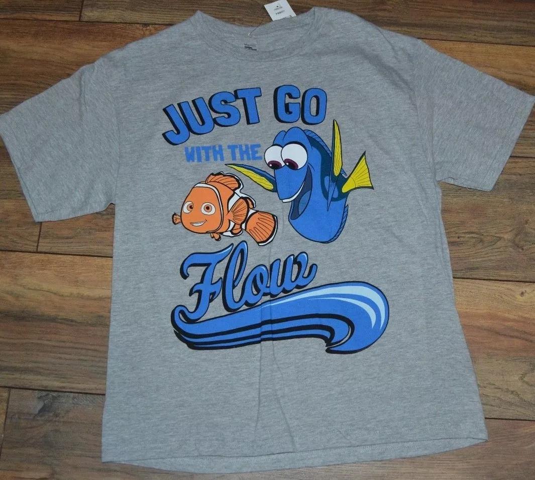 Finding Dory Pixar Youth Tee Officially Licensed Disney T-Shirt Go with the Flow S