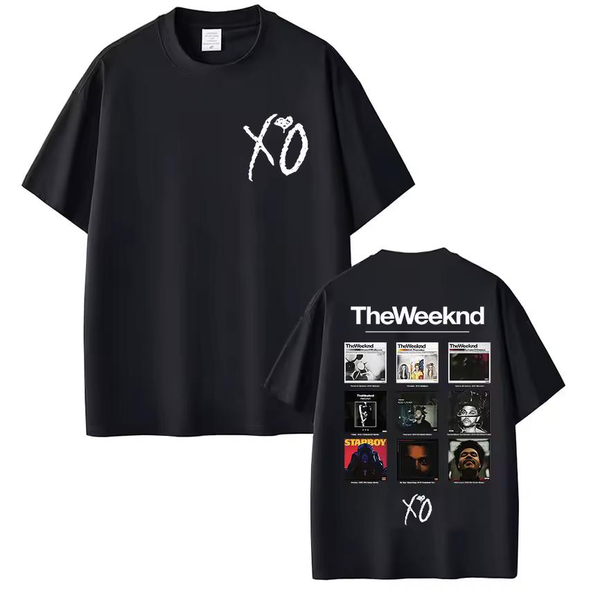 Rapper The Weeknd Xo Album 2026 Graphic T shirts Women Hip Hop Men's T-shirt Unisex Fashion Harajuku Kawaii T-shirt Y2K Clothing