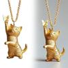 Cat Butterfly Cartoon Pendant Necklace Alloy Chain Women Gift Jewelry Fashion