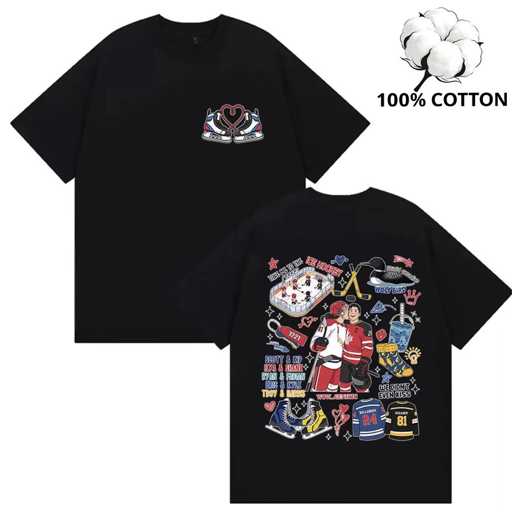 Adult Summer Shane Hollander Ice Hockey Sport Retro Style Printed TShirt Street Trendy Look 100 Cotton Suitable Both Men Women