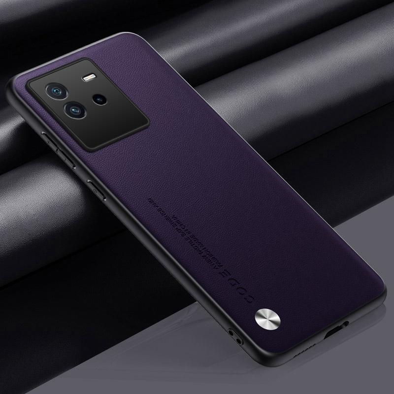 Luxury PU Leather Case For Vivo iQOO Neo 6 Back Cover Matte Silicone Protection Phone Case For Vivo iQOO Neo 6 SE 6SE Neo6 SE 5G