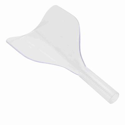 Hairdressing Face Mask Cover Hair Spray Bang Cutting Dye Protector Shield (Transparent White)