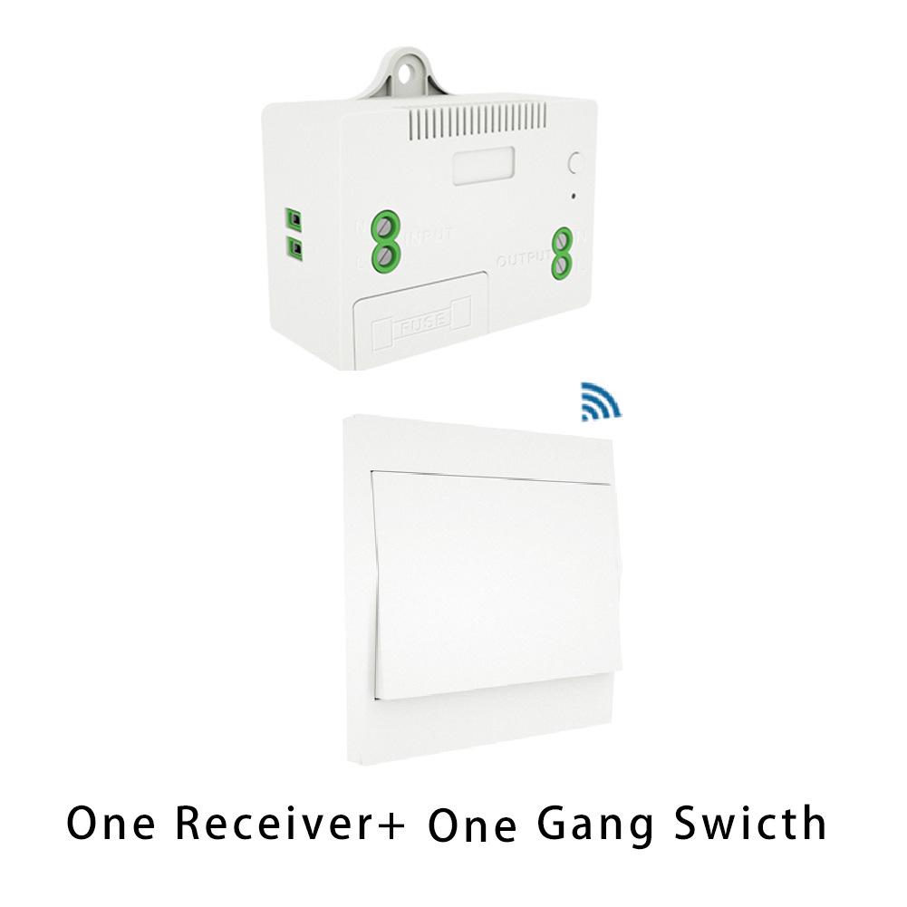 "Battery-free Wireless Smart Light Switch, Stick-on Panel, 220V"