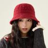 Women Fisherman Hat Autumn Winter Knitted Basin Hat