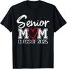 Senior Mom Class of 2025 / Proud Mom of Graduate / Heart Mom T-Shirt Unisex T-Shirt
