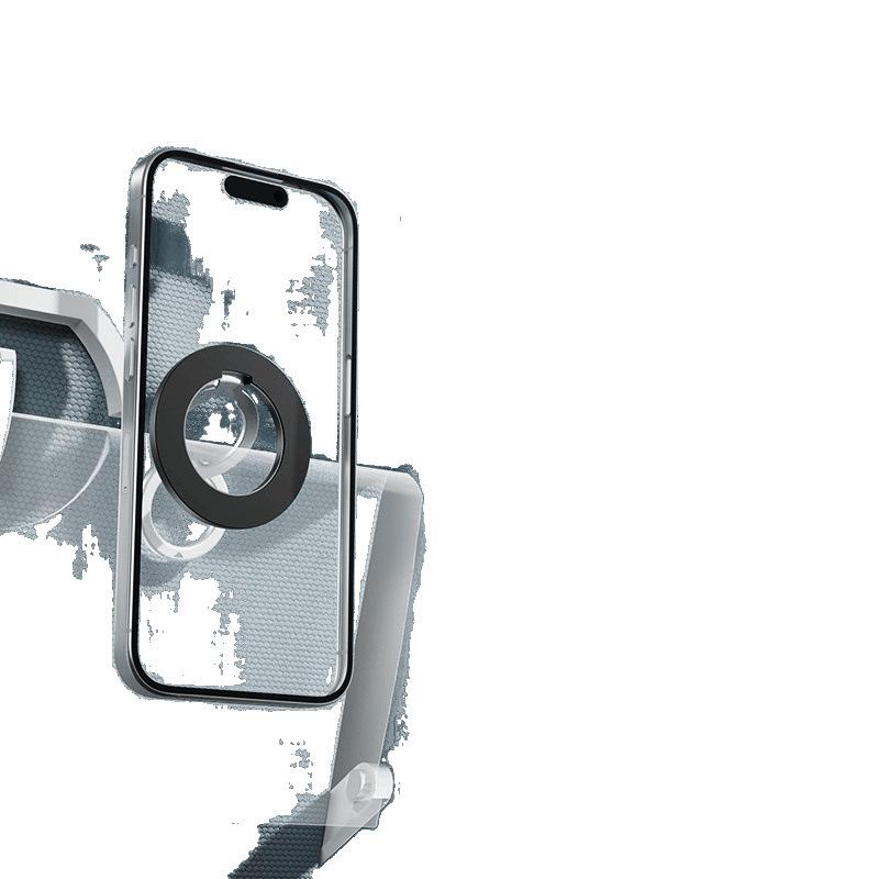 Magnetic Double-Ring Rotating Phone Stand and Holder