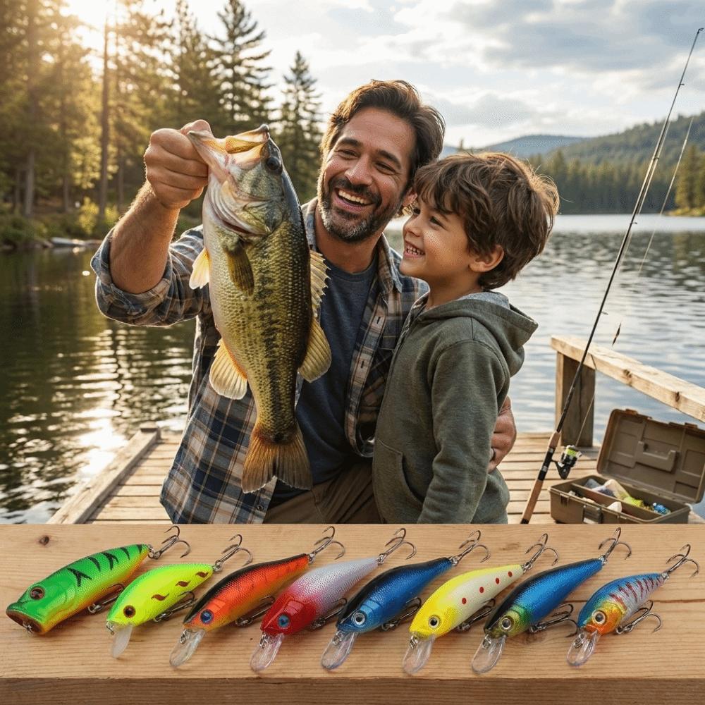 Fish Bait Fishing Lure Kit Realistic Design Artificial Bait Fishing  Advent Calendar  Birthday Gift
