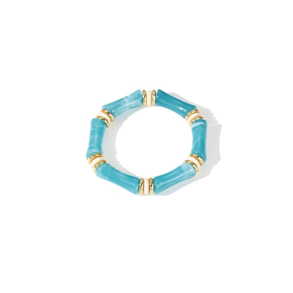 Color Smudging Elbow Joint Elevation Bracelet Bamboo Design Sense Simple Personality Medium Antique Bracelet