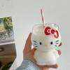 [Hello Kitty] Retro Glass Cup 3P Set / Lilfant Hello Kitty Curly Dishwasher-Safe Stainless Steel Cup