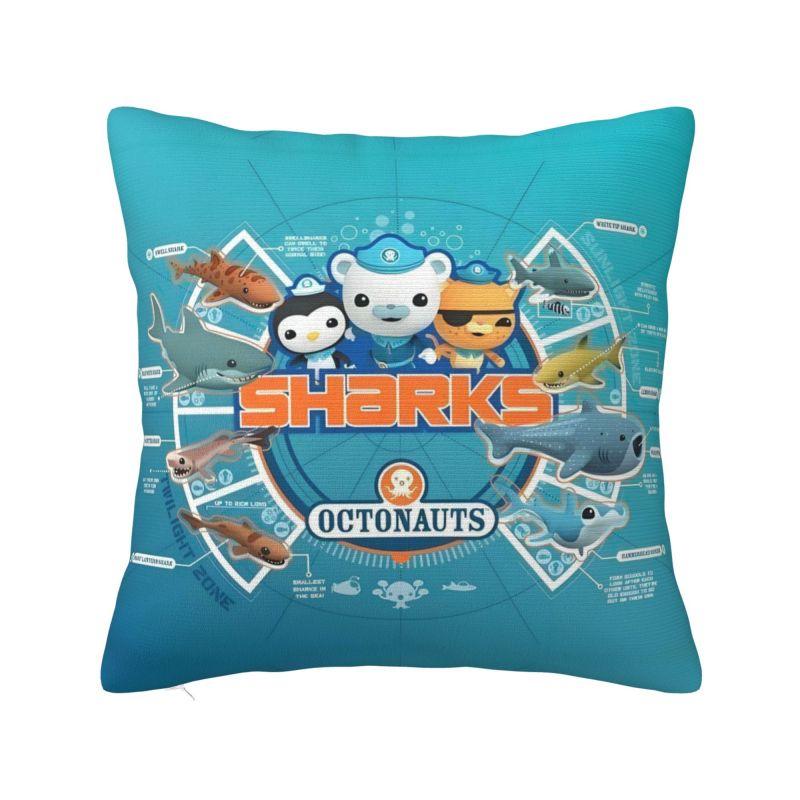 Custom Disney The Octonauts Adventure Luxury Pillow Cover Home Decor Car Cushion