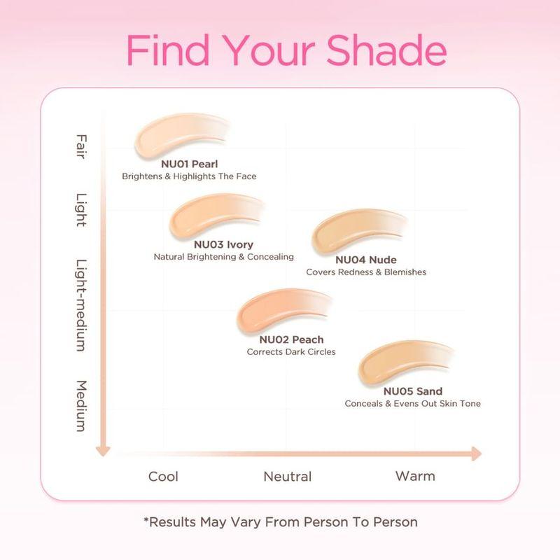 PINKFLASH - Wässriger Aufhellender Concealer - 5 Farben