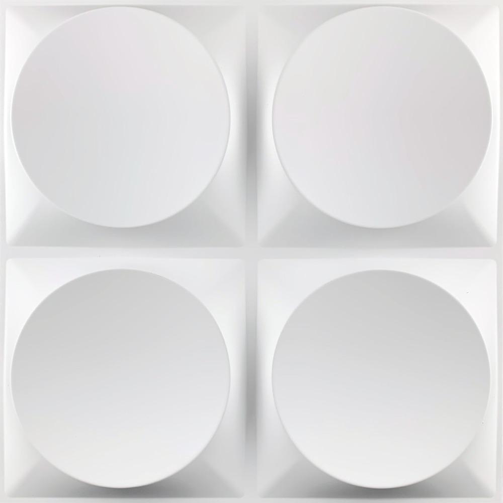 White 3D Wall Panel Foam Brick Geometric Non-self-adhesive Wall Sticker Classics Modern Background Wallpaper Wall Renovation