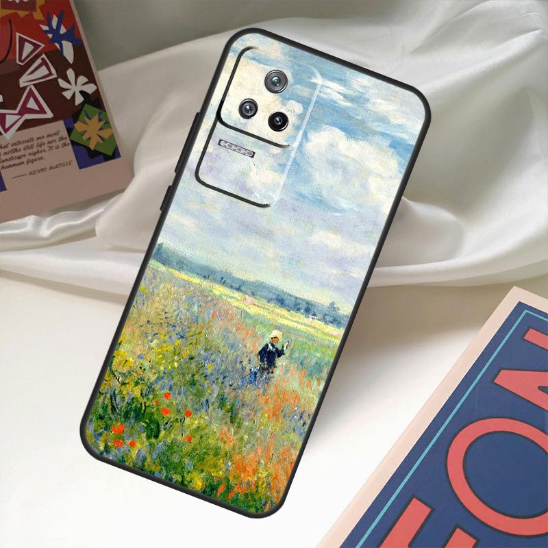 Claude Monet Kunstmalerei Hülle Für POCO X6 Pro M6 X5 X3 M5s F3 F5 Xiaomi 14 Ultra 13 12 Lite 11T 12T 13T Pro Hülle
