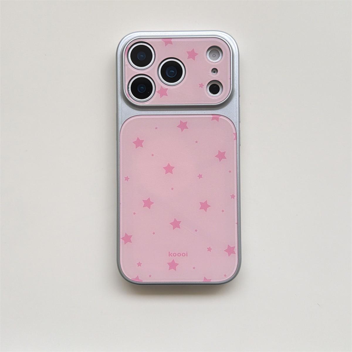

Large Window Star Anti-Fall Phone Case for iPhone 14/13 Pro Max iPhone 15 Pro