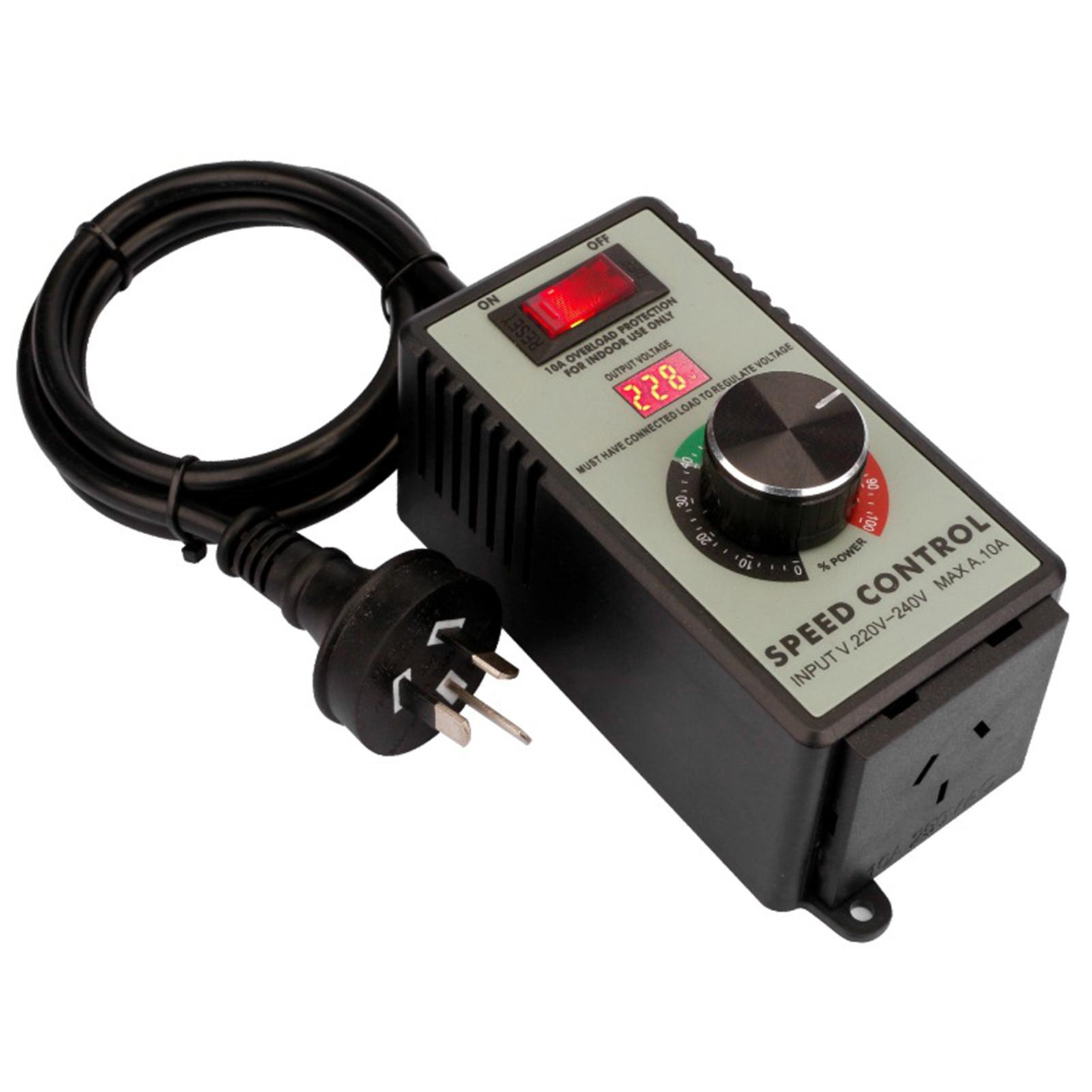 

Electronic Voltage Governor Stepless Speed Regulating Switch Speed Controller AC Electric Tools Accessories 4000W Maximum Power EU