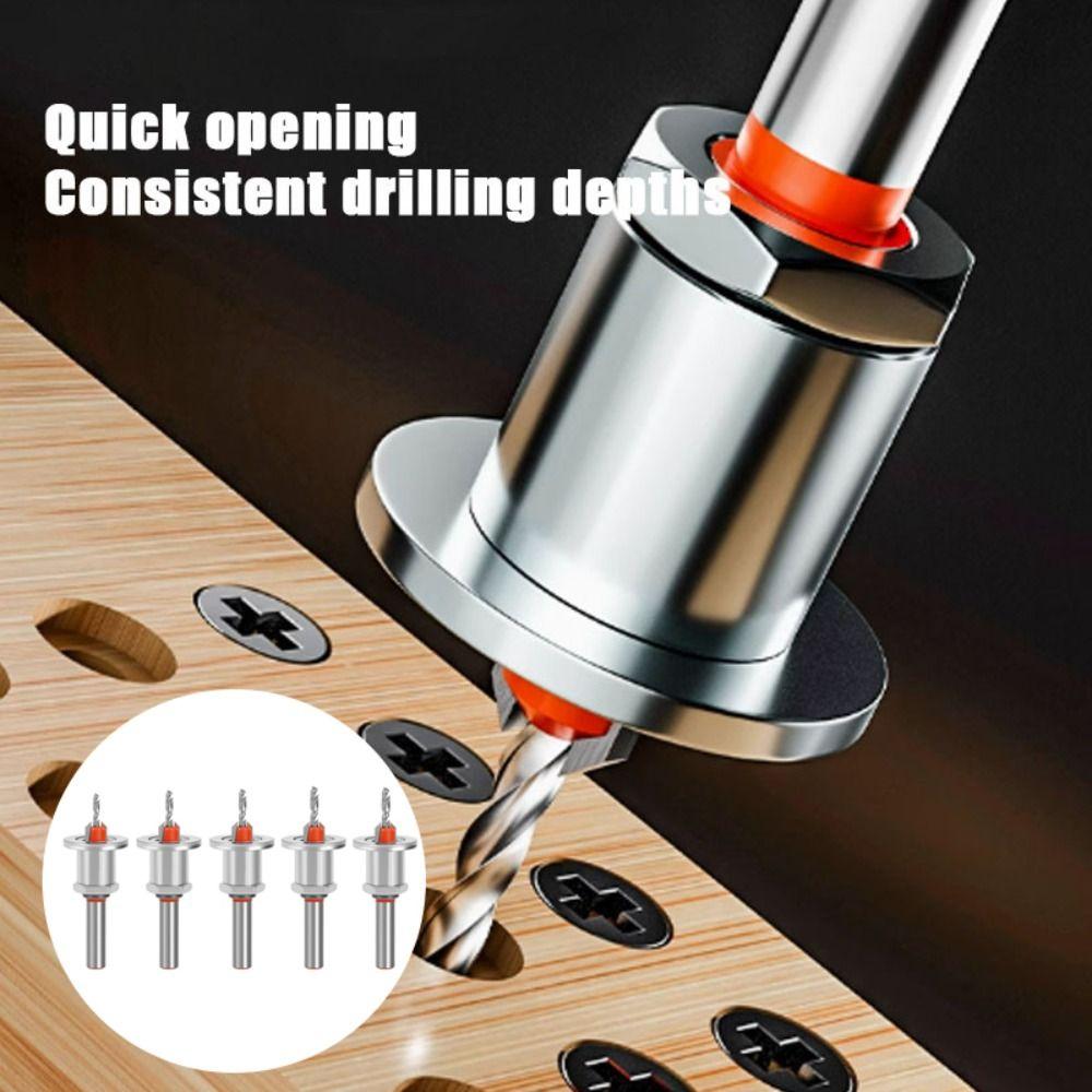 Wear Resistant Adjustable Countersink Anti-Slip Design Chamfer Tool Countersink Bit Carpentry Work