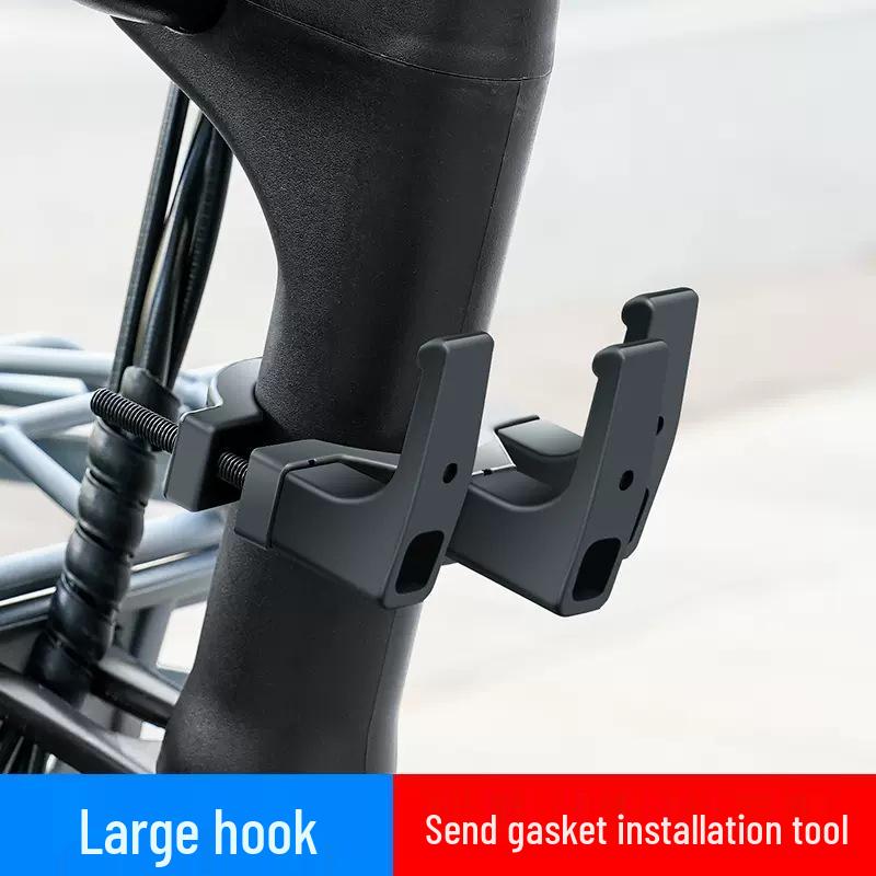 Front-Mounted No-Drill Universal Hook for E-Bike/Motorcycle Helmet