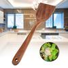 Natural Wooden Spatula Turner Fried Shovel Cooking Kitchen Utensils Shovel (31.5*7.5cm)