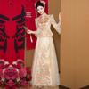 2025 Summer Xiuhe Wedding Dress: Elegant Chinese Dragon & Phoenix Gown