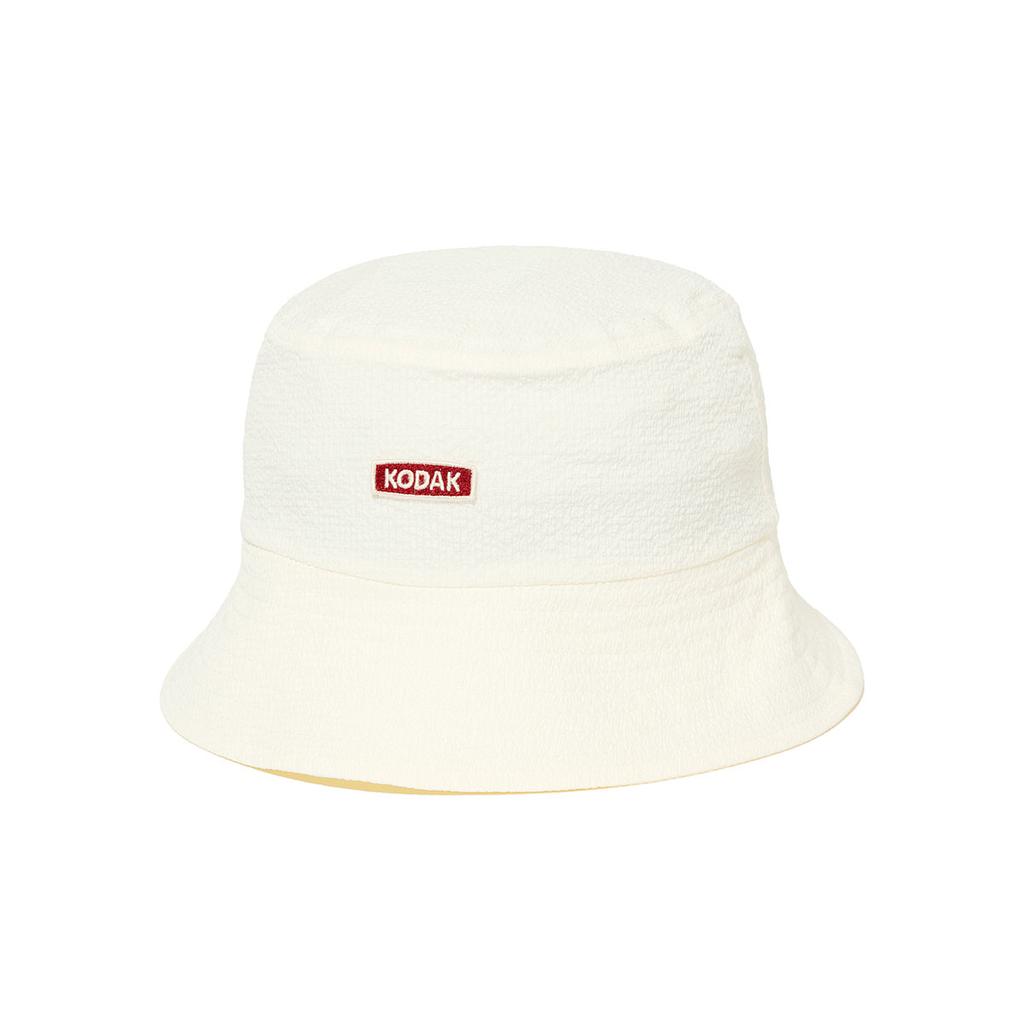 KODAK Breeze Pop Seersucker Bucket Hat Ivory