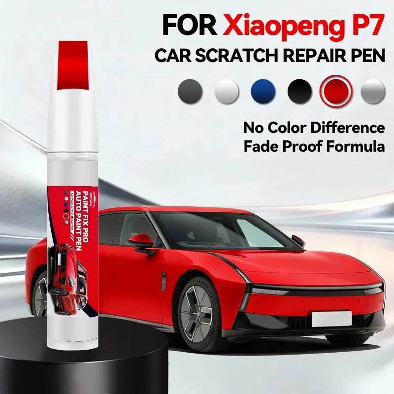 For Xiaopeng P7 Paint Repair Pen Touch Up Scratch Remover DIY Auto Accessories Black White Silver Blue Grey Red