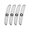 4Pcs Rubber Anti Collision Strip Car Door Rearview Mirror Protector Stickers For Peugeot 208 3008 308 2008 508 407 408 5008 4008