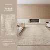2024 Italian Minimalist Waterproof Carpet: Dirt-Resistant, Easy-Care Luxury for Living Room or Bedroom