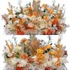 Large Eucalyptus Silk Flower Row for Wedding Aisle & Engagement Background
