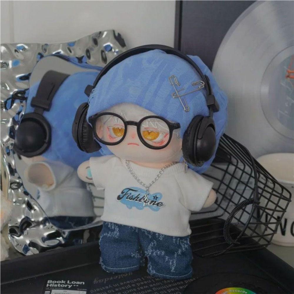 Street Style 20cm Cotton Doll Clothes Hoodie Plush Doll Clothes Idol Doll Clothes  20cm Cotton Doll