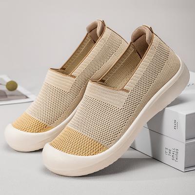 Shoes Women's Versatile Hot-selling Breathable Mother Shoes Middle-aged and Elderly Soft Soles Summer Hollow Mesh Women's Cloth Shoes
