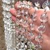 1 Meter Acryl Kristall Girlande Stränge Hängender Kronleuchter Perlenkette Schnur Hochzeit Party Weihnachtsdekoration