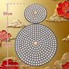 Acupressure Foot Mat: Solid Wood Traditional Chinese Medicine Floor Mat for Unblocking Meridians and Indoor Massage.