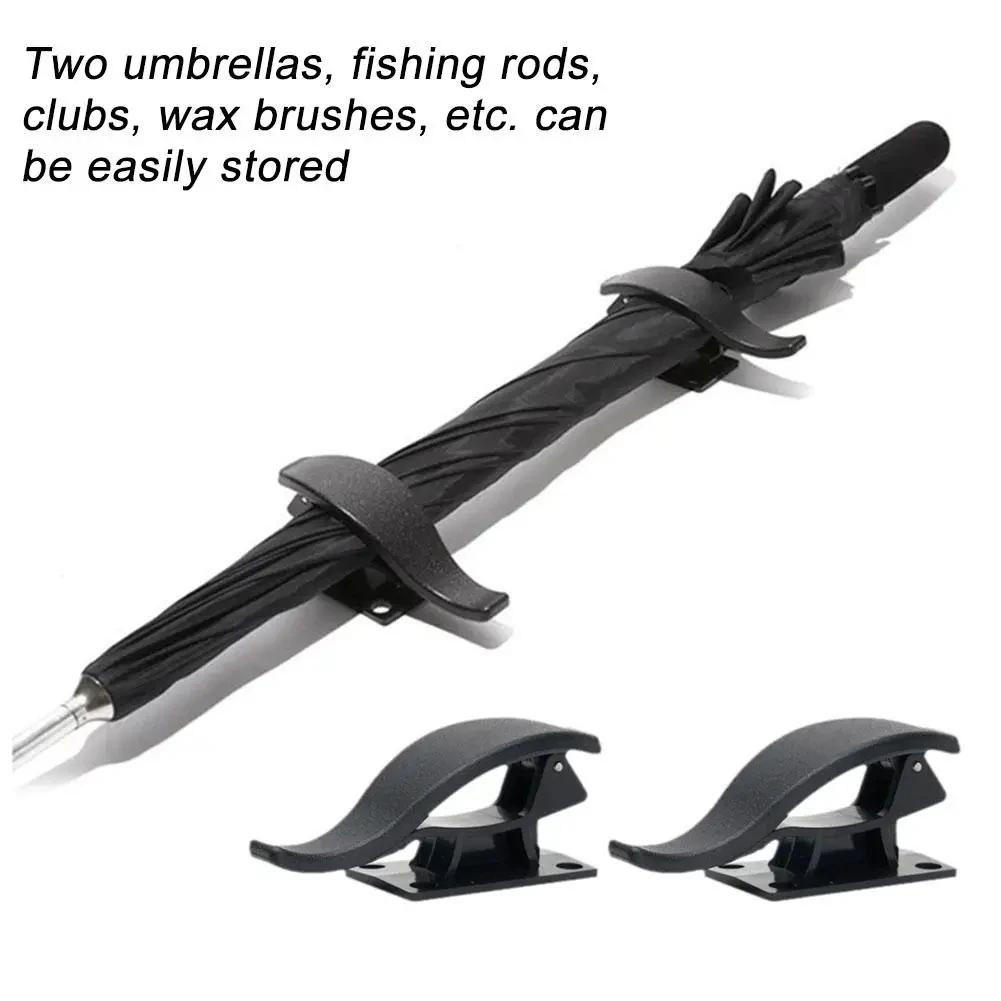 2 Stück Universal Auto Haken Sitzlehnenhaken Mehrzweck Kofferraum Schirmhalter Auto Schirmaufbewahrung Auto Innenraumzubehör Aufbewahrung