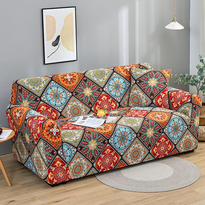 Stretch Sofa Covers for Living Room Anti Slip Soft Couch Cover, Washable Furniture Protector Elastic Bottom for Kids, Pets 1pc