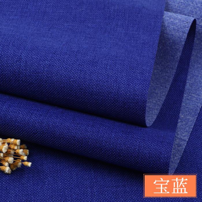 Dustproof Cloth Canvas Sofa Background Cloth Linen Cloth Fabric 100cm*150cm Cotton Linen Thickened Solid Color Fabric